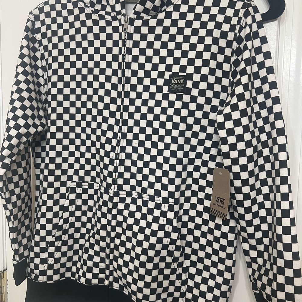 Vans Black and White Checkered Jacket